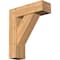 Ekena Millwork Traditional Craftsman Smooth Bracket w/ Offset Brace, Western Red Cedar, 7 1/2"W x 24"D x 28"H BKT0806X24X28TRA04SWR - alternate 1